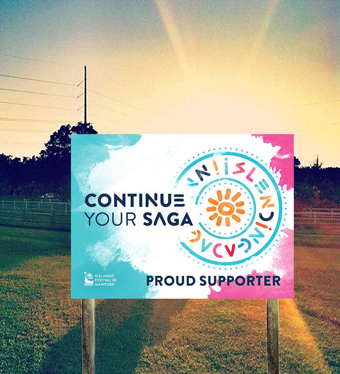 Continue your Saga Lawn Sign for 2023