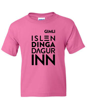 Load image into Gallery viewer, Islendingadagurinn Youth T-Shirt - Available in Multiple Colours