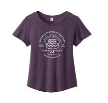 Load image into Gallery viewer, Viking Ship - Women's Scoop Neck Tee - Multiple Colours